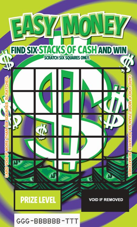 Easy Money Scratch & Win Card